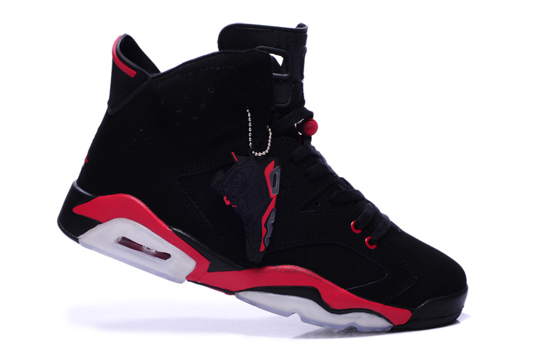 air jordan 6 femme noir rouge